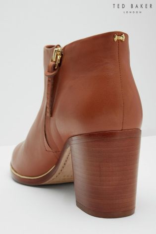 Ted Baker Tan Leather Ankle Boot